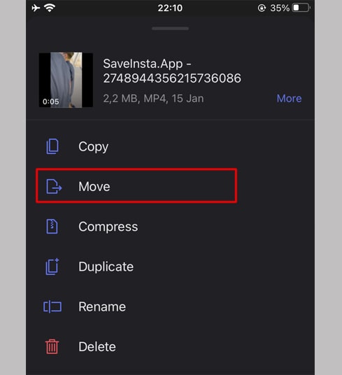 choose move